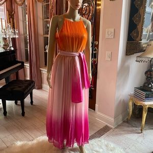 Beautiful multicolored vintage sun/pool/beach dress